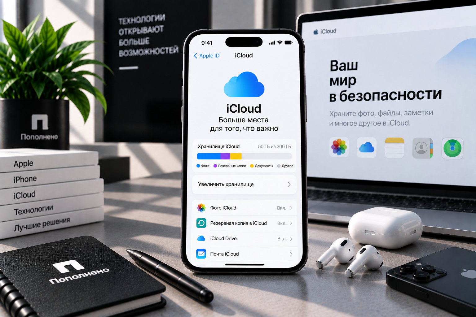 Как увеличить хранилище iCloud на iPhone